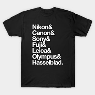 Nikon&Canon&Sony T-Shirt